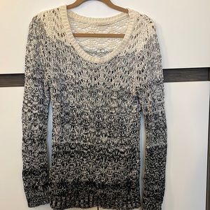 White and Warren knit ombré sweater - one of a kind, sample